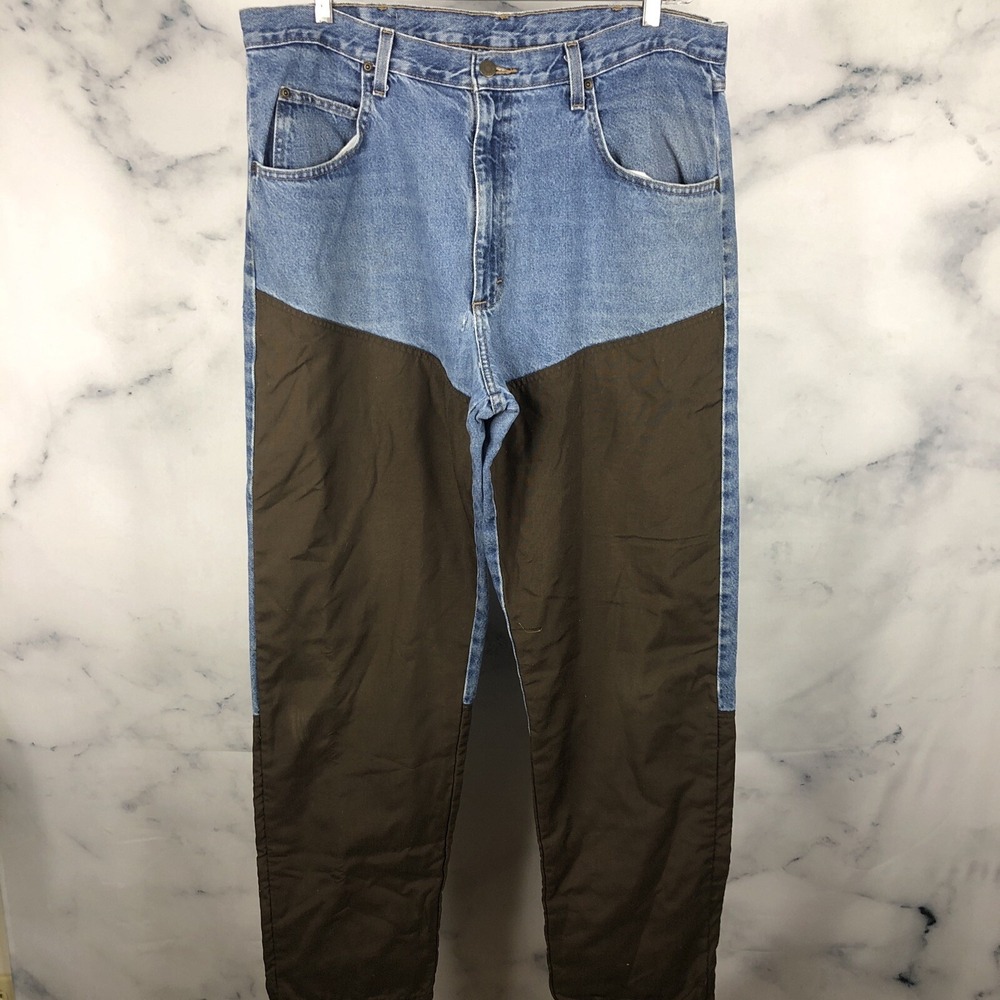 Wrangler Men's Jeans 38x34 Brush Pants Outdoor Hunting Pro Gear 97GR2IN